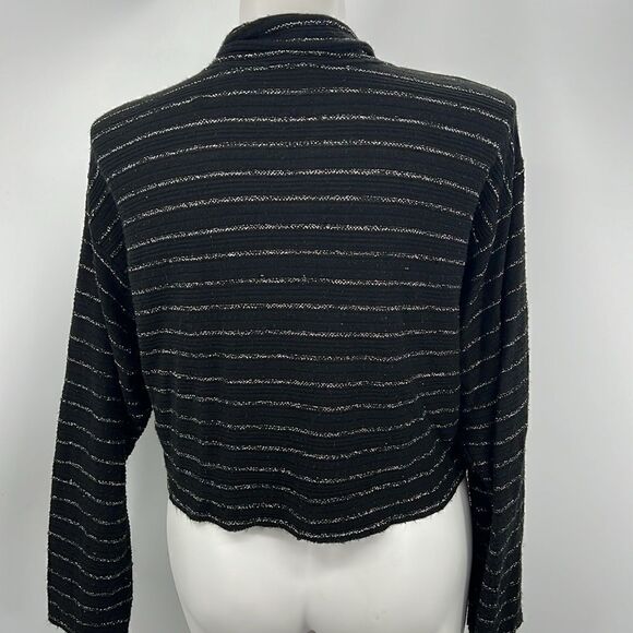 Lane Bryant silver black bolero sized 26/28 - Picture 4 of 4
